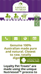 Mobile Screenshot of loyaltypettreats.com.au
